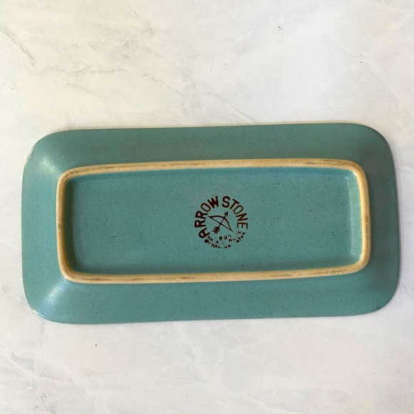 Arrow Stone Trinket Tray - Navajo Blue - Stoneware - Picture 5 of 5